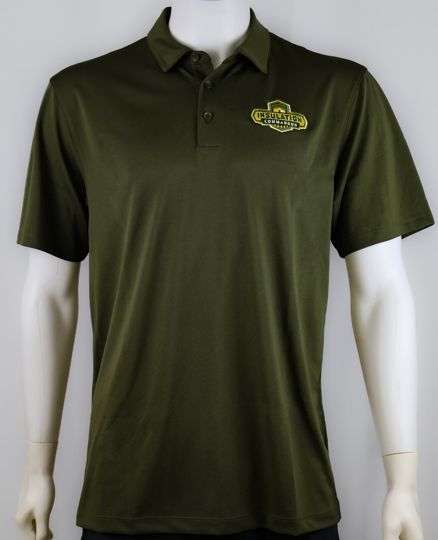 Solid Embroidered Polo