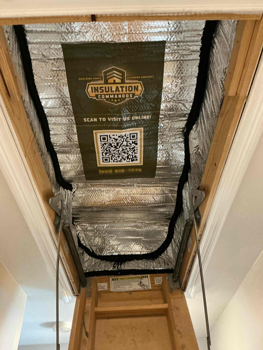 Attic Stairway Insulator - WITH LOGO